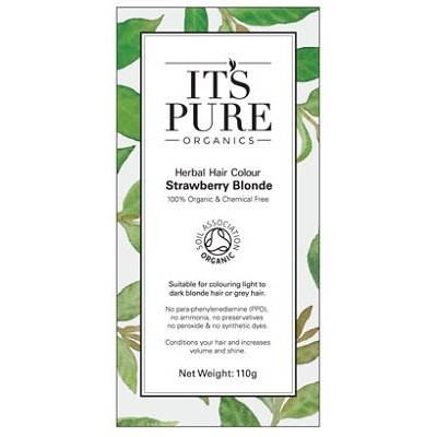 It's Pure Organics Henna haarverf Roodblond