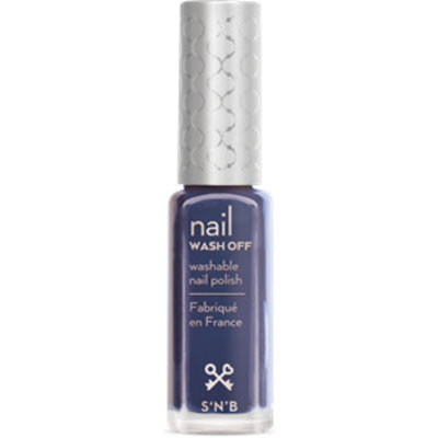 S'N'B Wash Off Donker-Grijsblauwe Nagellak