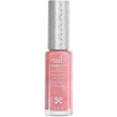 S'N'B Wash Off Zacht-Rose Glitter Glam Nagellak