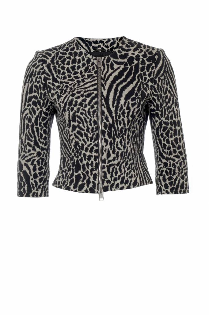 Wolford Wolford, bolero jacket with black/white leopard print in size S ...
