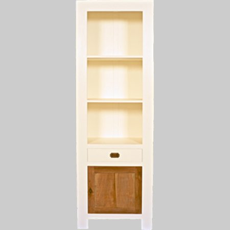 Boekenkast white wash met teak | Dessa meubelen, de teak speciaalzaak! Boekenkast white wash met teak | Dessa meubelen, de teak speciaalzaak!