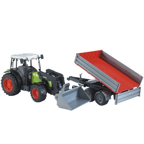 Bruder Tractor Claas met aanhanger Bruder Tractor Claas met aanhanger