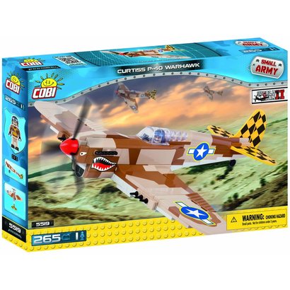 Cobi WW II Vliegtuigen - Curtiss P-40K Warhawk # 5519