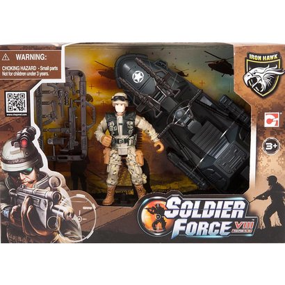 Soldier Force Rapid Action Playset + Waterscooter