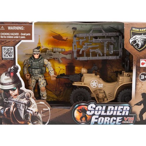 Soldier Force Rapid Action Playset + Quad Soldier Force Rapid Action Playset + Quad