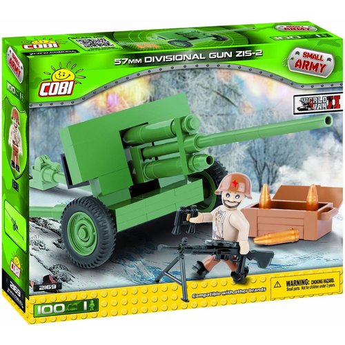Cobi Small Army WWII - 57 mm Divisional Gun ZIS-2 # 2169 Cobi Small Army WWII - 57 mm Divisional Gun ZIS-2 # 2169