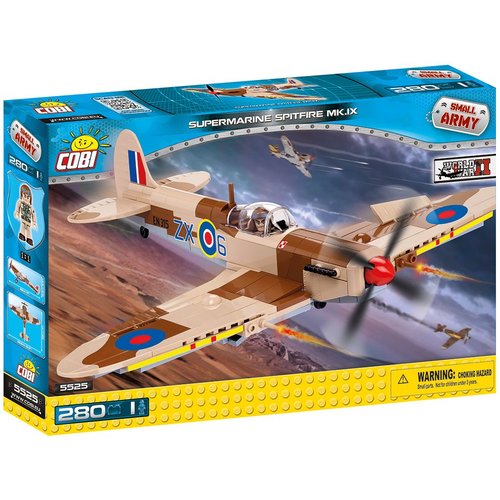 Cobi WW II Vliegtuigen - Spitfire MK.IX # 5525 Cobi WW II Vliegtuigen - Spitfire MK.IX # 5525