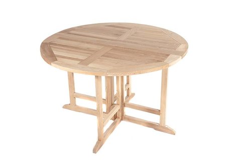 Garden Teak Tuintafel Butterfly 120 ⌀ Garden Teak Tuintafel Butterfly 120 ⌀