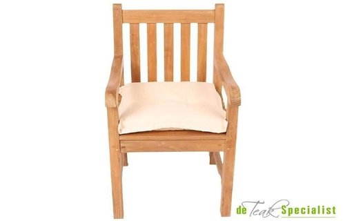 De Tuinkussenspecialist Tuinstoelkussen 50 x 50 ecru gem (SALE ITEM) De Tuinkussenspecialist Tuinstoelkussen 50 x 50 ecru gem (SALE ITEM)