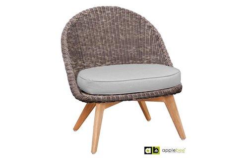 AppleBee tuinmeubelen Loungestoel Fleur | Bruin AppleBee tuinmeubelen Loungestoel Fleur | Bruin