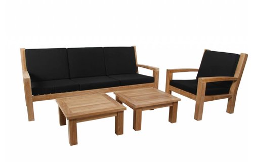 Garden Teak Loungeset St. Tropez | Set 1 Garden Teak Loungeset St. Tropez | Set 1