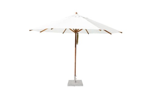 Bambrella Parasol Levante | 4 meter ⌀ | Ice White | Spuncrylic Bambrella Parasol Levante | 4 meter ⌀ | Ice White | Spuncrylic