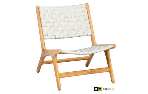 AppleBee tuinmeubelen Loungestoel Juul | Nature | Zonder arm AppleBee tuinmeubelen Loungestoel Juul | Nature | Zonder arm