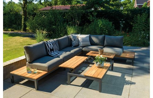 SUNS tuinmeubelen Loungeset Memphis | Mat royal grijs SUNS tuinmeubelen Loungeset Memphis | Mat royal grijs