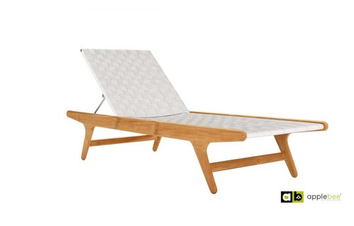 Apple Bee tuinmeubelen Juul Sunlounger - Natural Apple Bee tuinmeubelen Juul Sunlounger - Natural