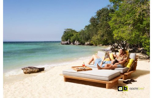 Apple Bee tuinmeubelen Loungebed Robinson | 3-in-1 Apple Bee tuinmeubelen Loungebed Robinson | 3-in-1