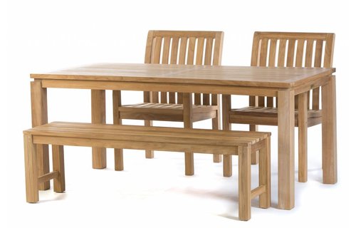 Garden Teak Tuinset Albany 180 x 90 cm | Set 3 Garden Teak Tuinset Albany 180 x 90 cm | Set 3