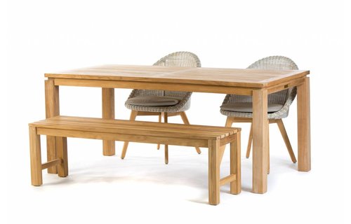 Garden Teak Tuinset Albany | 180 x 90 cm | Set 1 Garden Teak Tuinset Albany | 180 x 90 cm | Set 1