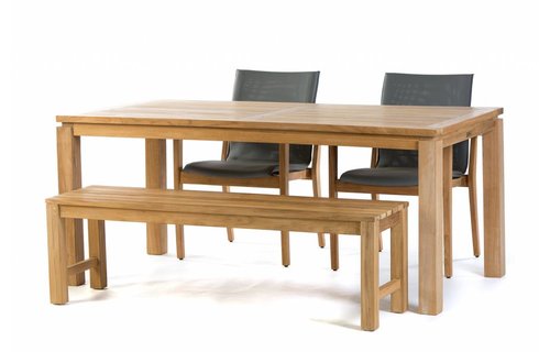 Garden Teak Tuinset Albany 180 x 90 cm | Set 4 Garden Teak Tuinset Albany 180 x 90 cm | Set 4