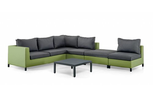 SUNS tuinmeubelen Loungeset Menor | Groen-grijs | Set 2 SUNS tuinmeubelen Loungeset Menor | Groen-grijs | Set 2