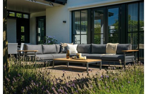 SUNS tuinmeubelen Loungeset Avelino | Mat royal grijs | Set 3 SUNS tuinmeubelen Loungeset Avelino | Mat royal grijs | Set 3