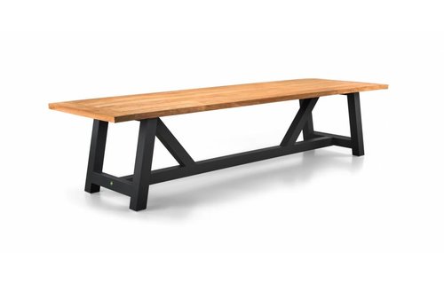 SUNS tuinmeubelen Tuintafel Bolano | 260 x 100cm | Mat royal grijs SUNS tuinmeubelen Tuintafel Bolano | 260 x 100cm | Mat royal grijs