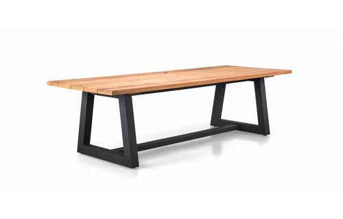 SUNS tuinmeubelen Tuintafel Ovada | 220 x 100 cm | Mat royal grijs SUNS tuinmeubelen Tuintafel Ovada | 220 x 100 cm | Mat royal grijs