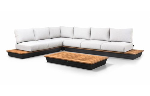 SUNS tuinmeubelen Loungeset Java | Mat royal grijs SUNS tuinmeubelen Loungeset Java | Mat royal grijs