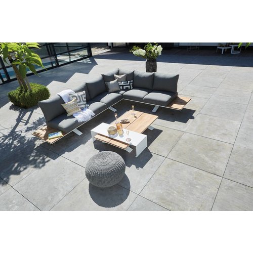 SUNS tuinmeubelen Loungeset Stockholm | Mat wit | Set 2 SUNS tuinmeubelen Loungeset Stockholm | Mat wit | Set 2