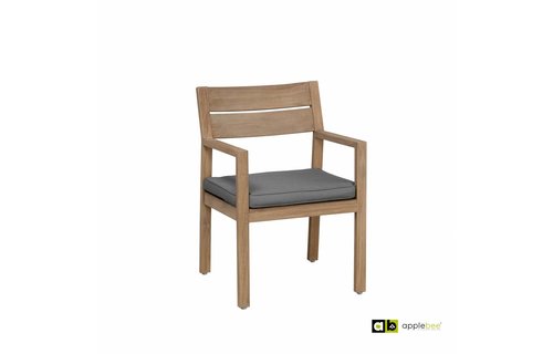 Apple Bee tuinmeubelen Square dining tuinstoel | Teak antique Apple Bee tuinmeubelen Square dining tuinstoel | Teak antique