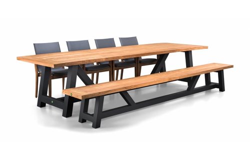 SUNS tuinmeubelen Tuinset Bolano 330 cm | Verona tuinstoel SUNS tuinmeubelen Tuinset Bolano 330 cm | Verona tuinstoel
