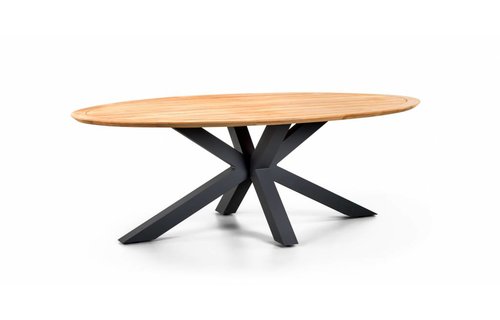 SUNS tuinmeubelen Tuintafel Madre | 220 x 130 | Mat Royal Grijs SUNS tuinmeubelen Tuintafel Madre | 220 x 130 | Mat Royal Grijs