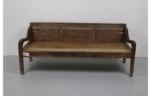 Garden Teak Stationsbank Javaans | Antiek Teak | D9 Garden Teak Stationsbank Javaans | Antiek Teak | D9
