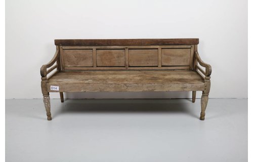 Garden Teak Stationsbank Javaans | Antiek Teak | D14 Garden Teak Stationsbank Javaans | Antiek Teak | D14