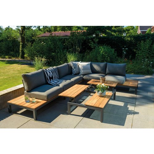 SUNS tuinmeubelen Loungeset Memphis | 2 x 2 zits + hoek | Salon tafel SUNS tuinmeubelen Loungeset Memphis | 2 x 2 zits + hoek | Salon tafel