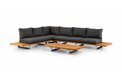 SUNS tuinmeubelen Loungeset Boston | Donker grijs SUNS tuinmeubelen Loungeset Boston | Donker grijs