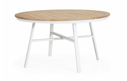 Brafab Tuintafel Olivet | 140cm ⌀ | Wit Brafab Tuintafel Olivet | 140cm ⌀ | Wit