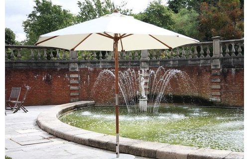 Bambrella Parasol Sirocco | 3 meter ⌀ | Nature | Polyester Bambrella Parasol Sirocco | 3 meter ⌀ | Nature | Polyester