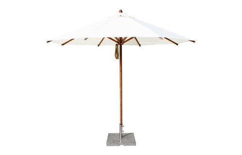 Bambrella Parasol Levante | 3 meter ⌀ | Ice White | Spuncrylic Bambrella Parasol Levante | 3 meter ⌀ | Ice White | Spuncrylic