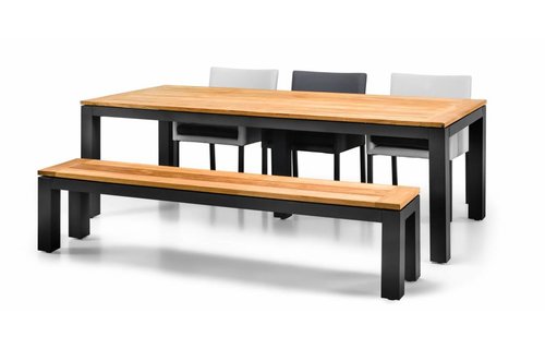 SUNS tuinmeubelen Tuinbank Sense | 210 x 40 cm | Mat Wit SUNS tuinmeubelen Tuinbank Sense | 210 x 40 cm | Mat Wit