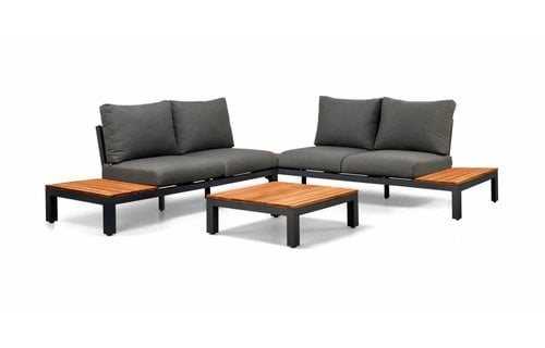 SUNS tuinmeubelen Loungeset Alba | Mat royal grijs SUNS tuinmeubelen Loungeset Alba | Mat royal grijs