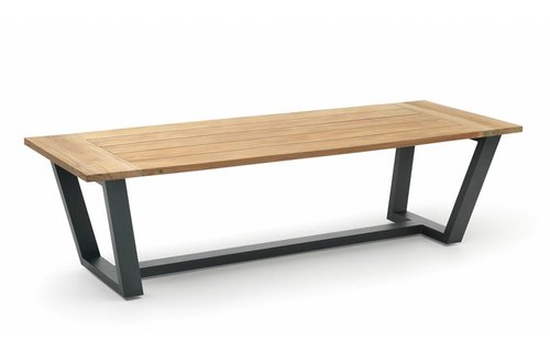Wolfwood George Tafel | Teakhout & Aluminium | 280 cm Wolfwood George Tafel | Teakhout & Aluminium | 280 cm