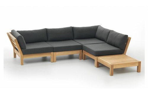 Garden Teak Loungeset Coffee Bay | Set 4 Garden Teak Loungeset Coffee Bay | Set 4