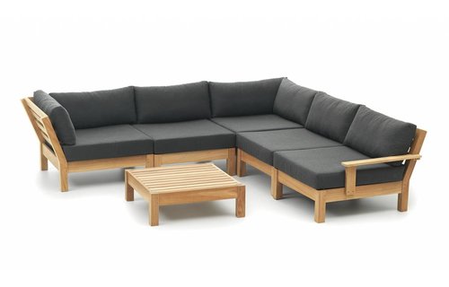 Garden Teak Loungeset Coffee Bay | Set 5 Garden Teak Loungeset Coffee Bay | Set 5