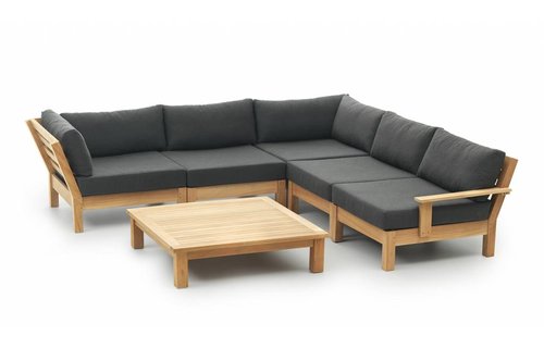 Garden Teak Loungeset Coffee Bay | Set 6 Garden Teak Loungeset Coffee Bay | Set 6