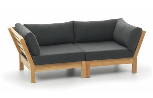 Garden Teak Loungeset Coffee Bay | Opstelling 8 Garden Teak Loungeset Coffee Bay | Opstelling 8