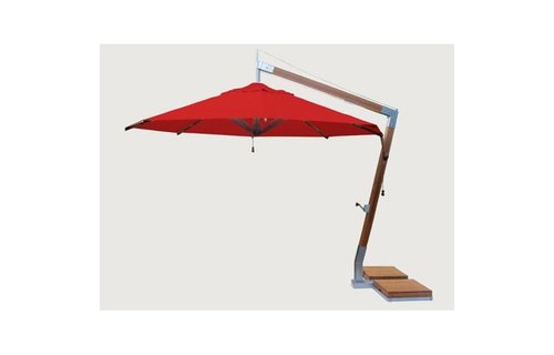 Bambrella Parasol Side Wind |rood | 3.4 x 3.4 m Bambrella Parasol Side Wind |rood | 3.4 x 3.4 m