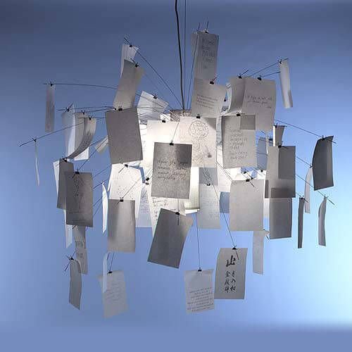 Ingo Maurer Zettel'z 5 hanglamp Ingo Maurer Zettel'z 5 hanglamp