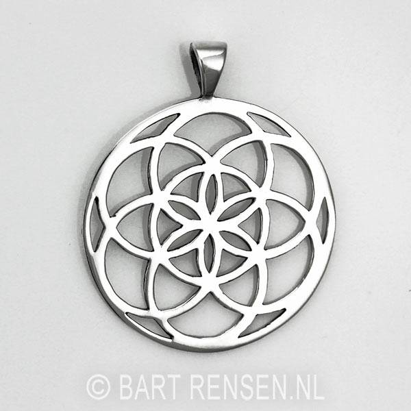Seed Of Life Pendant Silver Seed Of Life Pendant Sterling Silver