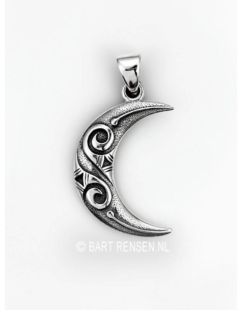 Silver Moon Pendant Sterling Moon Pendant Sterling Silver